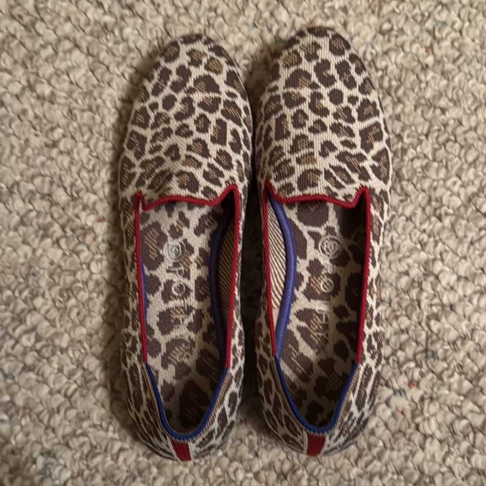 Rothy's Leopard Print Loafer—NEW